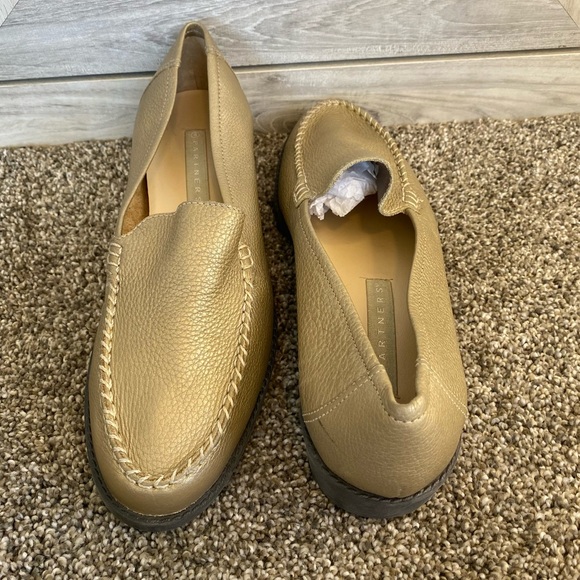 Partners Brazil Luscious Gold Leather Comfort Driver Moccasin Loafer 8.5 - Picture 7 of 10